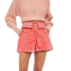 Ulla Johnson Kase washed-denim short - US 4